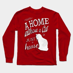 Home with Cat Long Sleeve T-Shirt